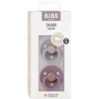 BIBS 1 Anatomical Fossil/Mauve | 2 stuks