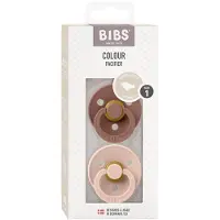 BIBS Fopspeen Anatomical Woodchuck/Blush 0-6mnd 2st