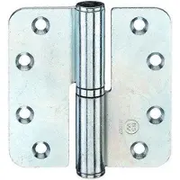 Breuer & Schmitz kogelpaumelle gegalvaniseerd 89x89mm afgerond links