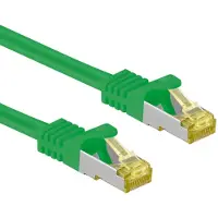 Wentronic S/FTP CAT7 10 Gigabit netwerkkabel / groen - LSZH - 25 meter