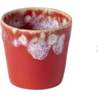 Costa Nova - servies - lungo kop - Grespresso rood - aardewerk - H 7,5 cm