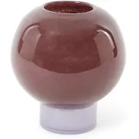 Broste Copenhagen Mari vaas glas puce/orchid hush - Ø20xh21cm