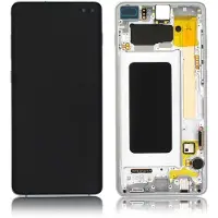 Samsung Voorkant LCD Asm Wit SM-G975 Galaxy S10+