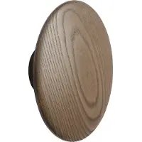 Muuto Dots Wood Coat Hooks Stained Dark Brown | Ø 9 cm