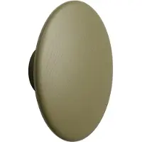 Muuto Dots Wood Coat Hooks Brown Green | Ø 17 cm