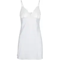 Lingadore Night Slipdress Heather Blue | Maat: 4XL | Kleur: Off White