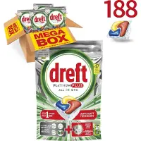 Dreft vaatwasmiddel Platinum Plus Citroen 47 stuks x 4