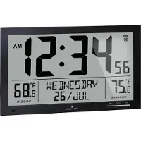 Marathon Wandklok met temperatuur- en datumweergave - Denver
