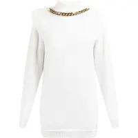 Faina Trui goud / wit