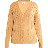 RISA Gebreid vest 'Teylon' karamel