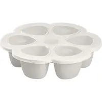Beaba Multiportion Voorraadbeker 6 X 90 Ml Lichtgrijs | Maat: 380ml-750ml