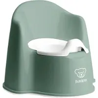 BabyBjörn Pot Fauteuil, Diep groen/Wit