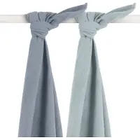 Jollein Multidoek Bamboe Large Storm Grey 115x115cm (2-delig)