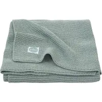 Jollein Deken Ledikant 100x150cm Basic Knit Forest Green