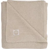Jollein Baby Deken Ledikant 100x150cm - Basic Knit - Nougat