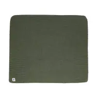 Jollein aankleedkussenhoes 75x85cm Pure Knit Leaf Green unisex
