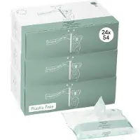 Naif 24 stuks - plasticvrije water billendoekjes
