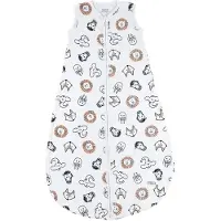 Meyco Baby Animal baby zomerslaapzak rond - multicolour - 110cm - 0.5 TOG