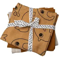 Done by Deer Hydrofiele Doek - 3-pack - 70x70 cm - Deer Friends - - OneSize - Hydrofiele Doeken