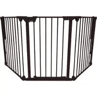 Noma Configure Gate Veiligheidshekje 3 Panelen Zwart | Room Divider | Traphekje | Hondenhekje | 64 t/m 197,5 cm