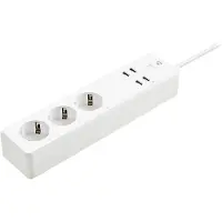 Nedis Wi-Fi Smart Stekkerdoos | 3x Schuko Type F | 4x USB | 16 A