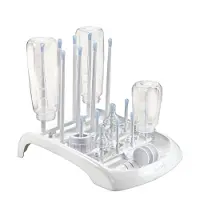 Munchkin Droogrek voor Flessen - Deluxe - Flessendroogrek - Afdruiprek voor Afwas - Geschikt voor het drogen van flessen, spenen, fopspenen, en andere babyaccessoires
