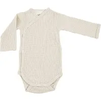 Lodger overslagromper Ciumbelle Cloud Dancer offwhite Ecru Jongens/Meisjes Katoen Ronde hals - maat 62