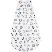Meyco Baby Animal baby zomerslaapzak rond - multicolour - 86cm - 0.5 TOG