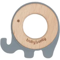 Babys Only Bijtring olifant grijs