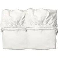 Leander Hoeslaken - 2-pack - 60x140 - Snow - - OneSize - Hoeslaken