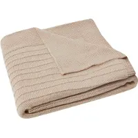 Jollein ledikantdeken Pure Knit Nougat unisex
