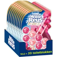 Witte Reus DeLuxe Delicate Magnolia Toiletblok 100g - WC blokjes - Voordeelverpakking - 2x10 stuks