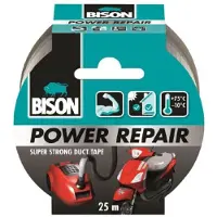 Bison 6x Tape Power Repair Grijs 25 Meter