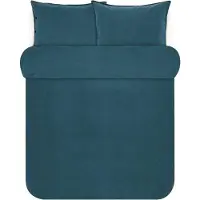 Marc O'Polo Dekbedovertrek Senja Deep Blue Katoen-260 x 200 / 220 cm | Extra Breed