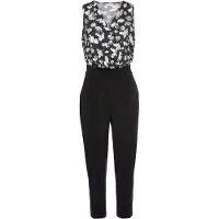 LASCANA Jumpsuit zwart / wit
