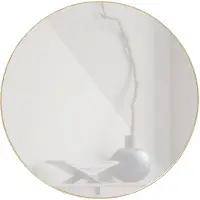Woood Doutzen Spiegel - Metaal - Goud - 80x80x5