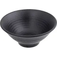 Tokyo Design Studio Zwarte Kom - Melamine - 14.2 x 6.35cm 325ml