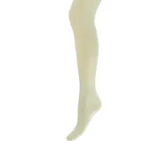 Yellow moon Katoenen kindermaillot - effen - ecru / off white - maat 134/146