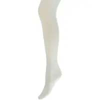 Yellow moon Katoenen kindermaillot - effen - wit - maat 134/146