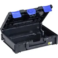 Allit opbergbox EuroPlus MetaBox 118, zwart/blauw