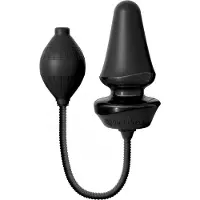 Anal Fantasy Pipedream - Elite - Inflatable Silicone Butt Plug - Black
