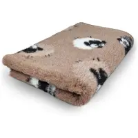 Vetbed Farm Animals - Woolly Sheep - Bruin - Antislip Hondenmat - 150 x 100 cm - Hondenbed - Benchmat - Voor Honden - Machinewasbaar Hondenkleed