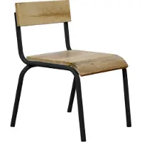 KidsDepot Stoel Original Zwart (set van 2)