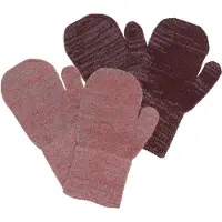CeLaVi Handschoenen 'Magic' donkerbruin / lichtroze