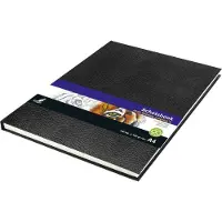 Kangaro schetsboek A4 - zwart - hardcover - 140 blanco pagina's - 120 grams papier - schetsblok - K-5321