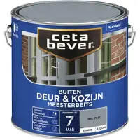 Cetabever Deur- & Kozijnbeits Meesterbeits Deur & Kozijn - Ral 7001 Grijs - Zijdeglans - 2,5l