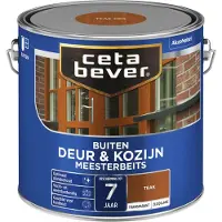 Cetabever Meesterbeits Transparant Deur & Kozijn Teak 2,5l