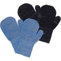CeLaVi Handschoenen 'Magic' hemelsblauw / grijs / zwart
