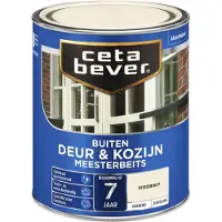 Cetabever deur & kozijn meesterbeits dekkend zijdeglans ivoorwit 750 ml