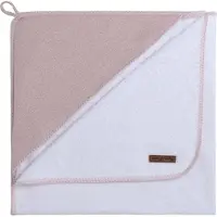 Babys Only Badcape Sparkle zilver-roze mêlee - 75x85
